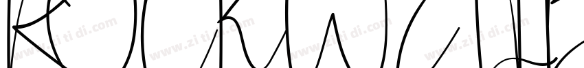 ROCKWELI BOLD字体转换